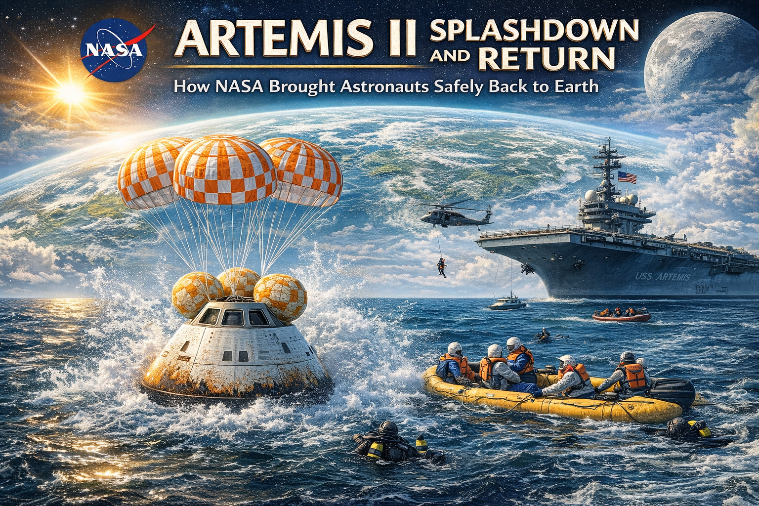 Artemis II Splashdown and Return: How NASA Brought Astronauts Safely Back to Earth