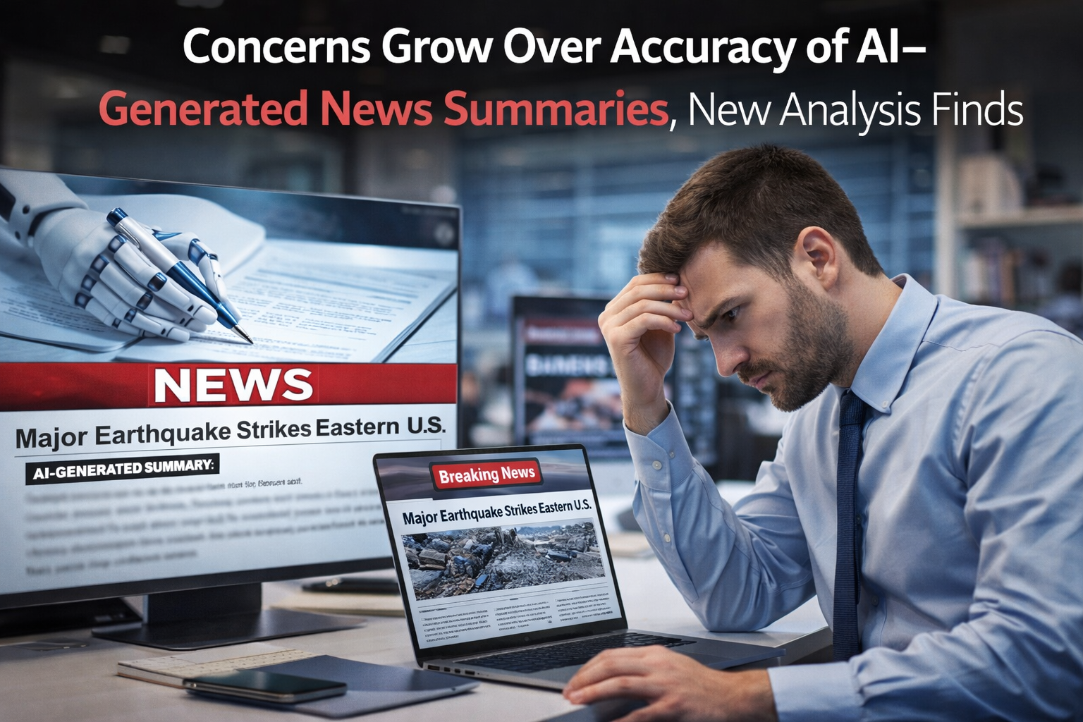 Concerns Grow Over Accuracy of AI-Generated News Summaries, New Analysis Finds