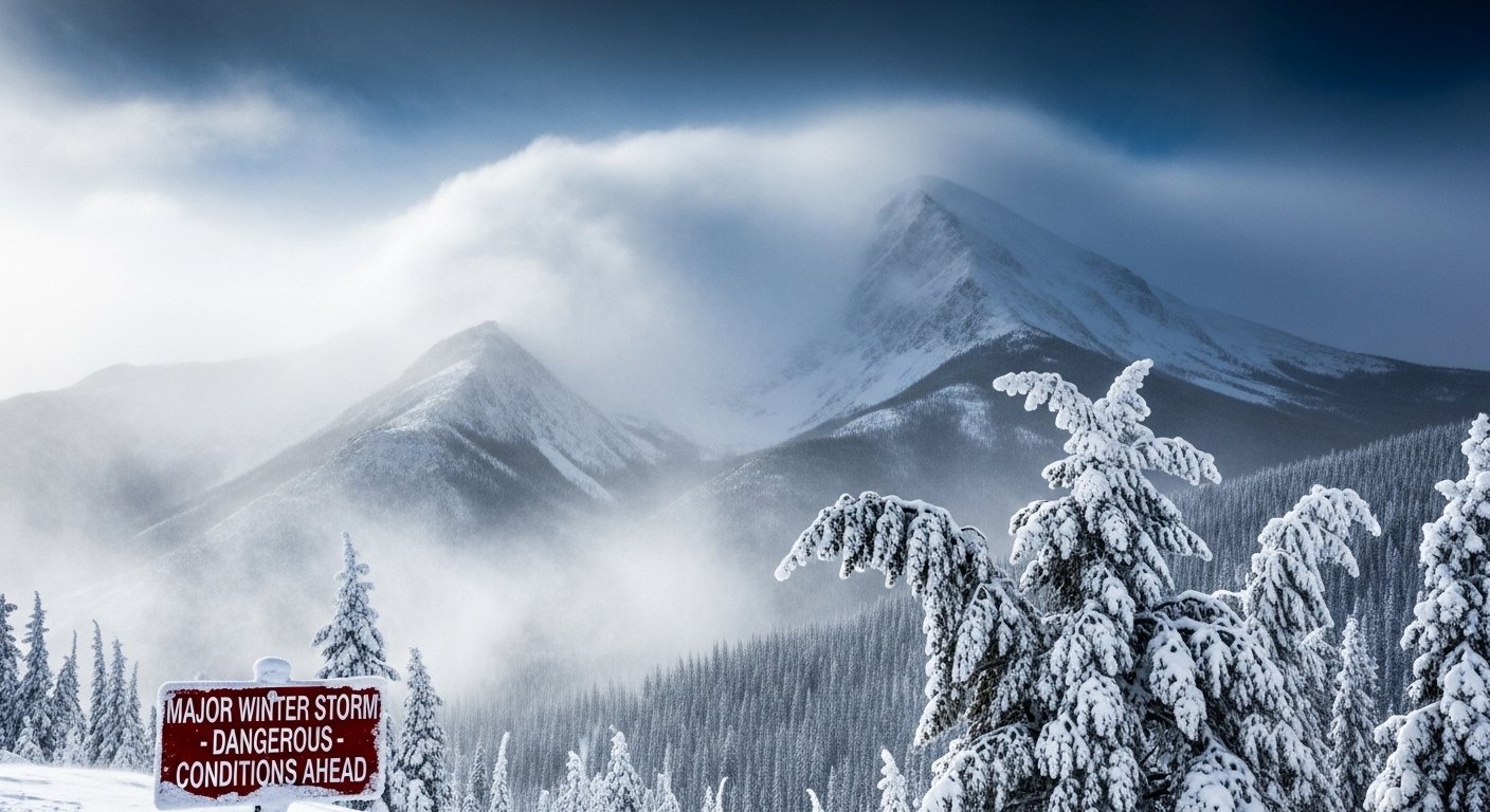 Major Winter Storm to Slam Western U.S. with Heavy Snow and Dangerous Winds