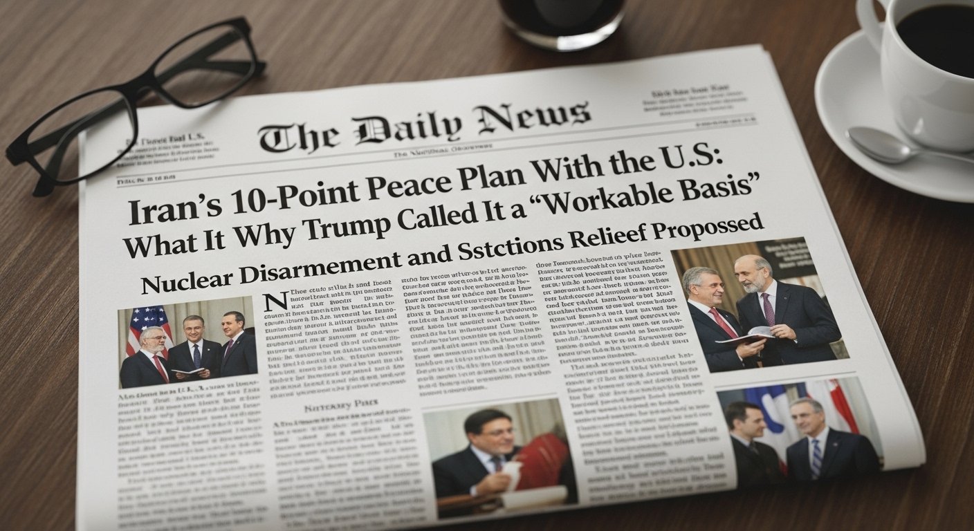 Iran’s 10-Point Peace Plan With the U.S. What It Means and Why Trump Called It a “Workable Basis”