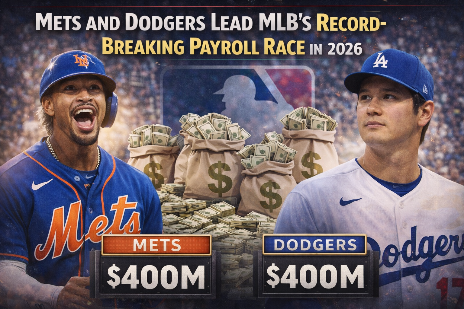 Mets and Dodgers Lead MLB’s Record-Breaking Payroll Race in 2026