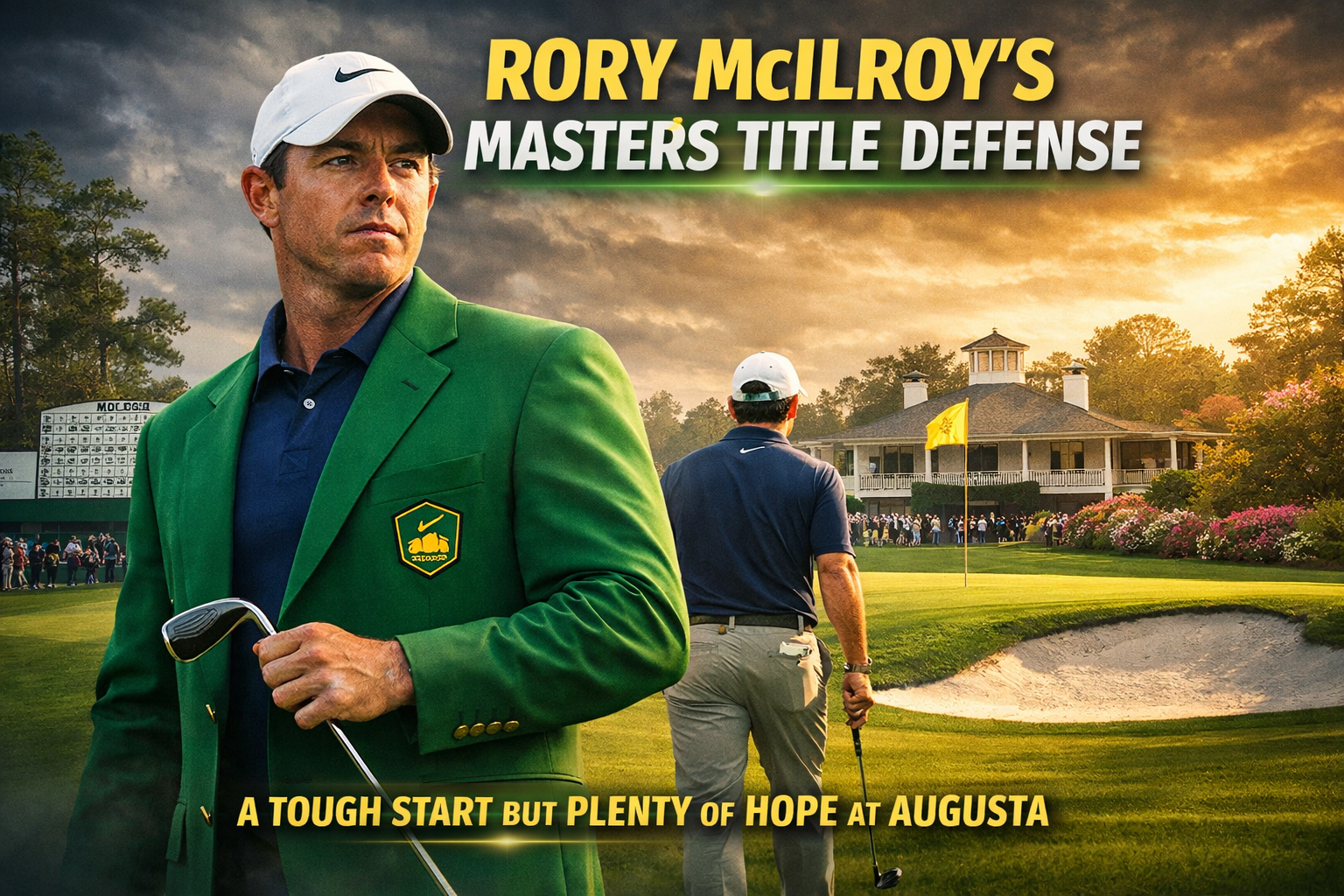 Rory McIlroy’s Masters Title Defense: A Tough Start but Plenty of Hope at Augusta