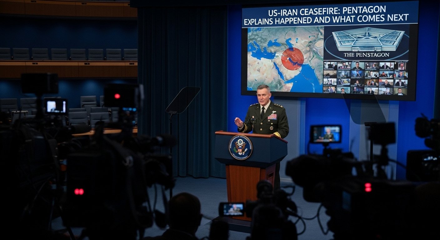 US–Iran Ceasefire Pentagon Explains What Happened and What Comes Next