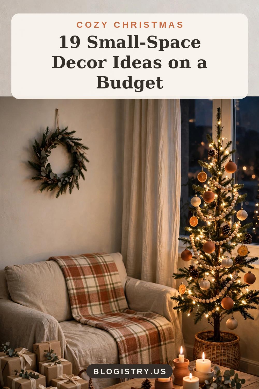 19 cozy Christmas decor ideas for small spaces — save this pin for later